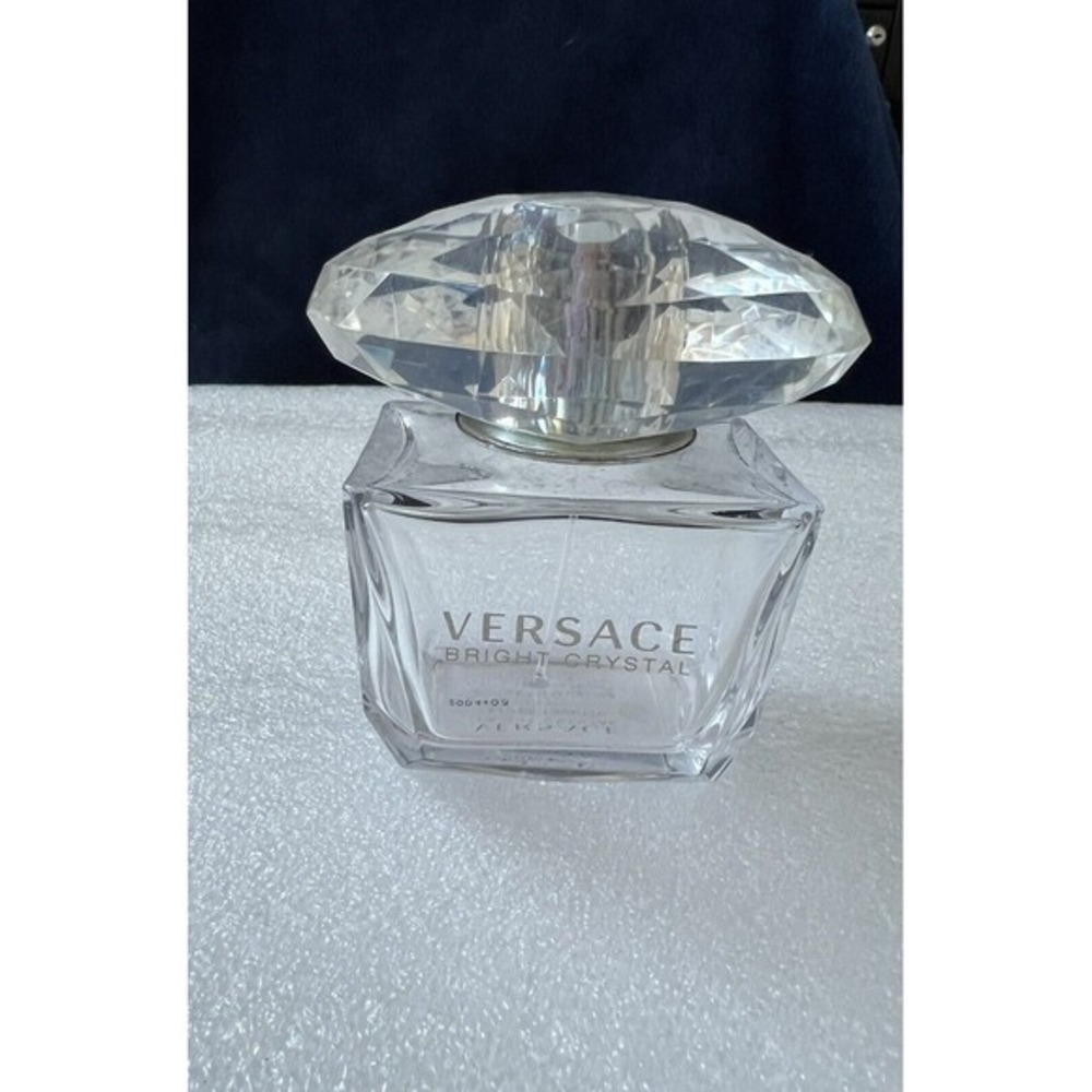 VERSACE Bright Crystal‎ EMPTY 3.0 fl oz Perfume Bottle Made In Italy